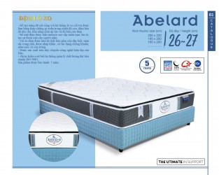 Đệm lò xo Abelard  200x220x25cm