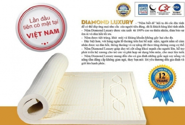 Đệm cao su thiên nhiên 100% Luxury 200x220x10cm