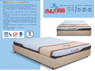 Đệm Foam Maxsun Kim Cương 200x220x15cm